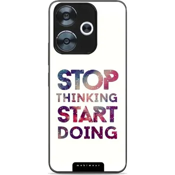 Pouzdro na mobilní telefon Lesklý kryt Mobiwear Glossy - Xiaomi Redmi 13 - G078G Start doing (Prémiové lesklé pouzdro, obal, kryt Mobiwear Glossy na mobil Xiaomi Redmi 13 - G078G Start doing, materiál Plast + TPU silikon - krytí po všech stranách, neošoupatelný potisk, tenké)