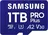 Samsung PRO Plus microSDXC 1 TB UHS-I U3 V30 180 MB/s + SD adaptér, 1 TB