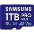 Paměťová karta Samsung PRO Plus microSDXC 1 TB UHS-I U3 V30 180 MB/s + SD adaptér