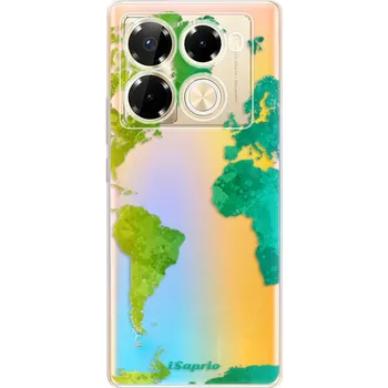 Pouzdro na mobilní telefon Odolné silikonové pouzdro iSaprio - Cold Map - Infinix Note 40 PRO / Note 40 PRO+ 5G