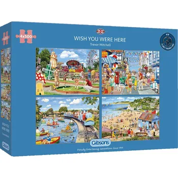 Puzzle GIBSONS Puzzle Kéž bys tu byl 4x500 dílků