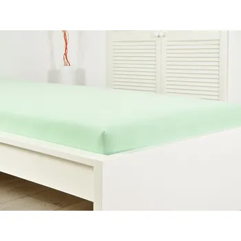 Idea nábytek Prostěradlo Froté IDEAL 90x200 světle zelené