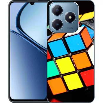 Hlavolam Gelový obal mmCase na Realme C63 - rubikova kostka