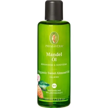 Primavera Aromaterapie Organicke-pecujici-olejeOrganický mandlový olej 100 ml (4 080,00 Kč / 1 l)