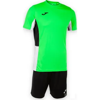Komplet JOMA DANUBIO II, barva zářivě zelená - černá - bílá, velikost XS