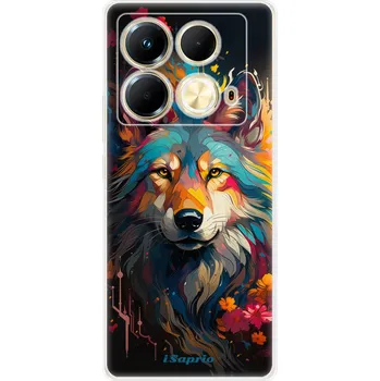 Pouzdro na mobilní telefon Odolné silikonové pouzdro iSaprio - Mysterious Wolf - Infinix Note 40