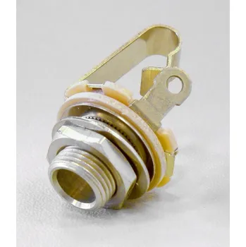 SWITCHCRAFT #11 1/4" (6,3mm) Metal Phone Jack, Open, Mono