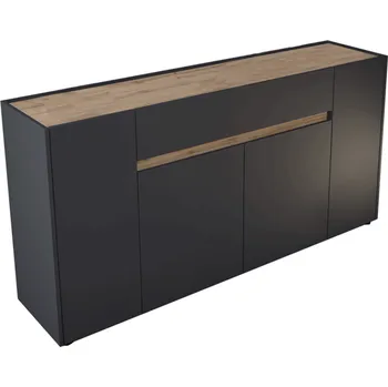 Tempo Kondela Bristol 0000289530 matná lava hnědošedá/dub wotan Komoda Tempo Kondela Bristol 0000289530 matná lava hnědošedá/dub wotan