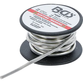 Drátěný kartáč BGS Pájkový cín | v roli | bezolovnatý | O 1,5 mm | 10 g - BGS 74508