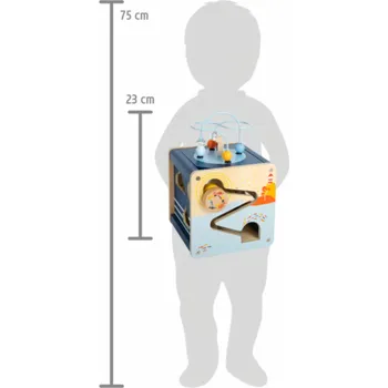 Dřevěná hračka small foot Motorická kostka Oceán