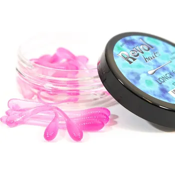 Umělá nástraha Revol Baits nástraha Longi 60mm příchuť sýr-česnek, barva růžová UV 12ks