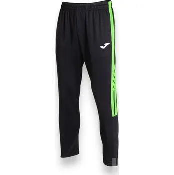 Tepláky JOMA OLIMPIADA, barva černá - zářivě zelená, velikost 3XL