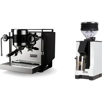 Kávovar Rocket Espresso Bicocca, black + Eureka Mignon Zero, BL white