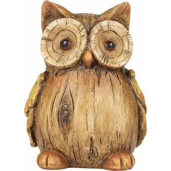 Vánoční dekorace Dekorácia MagicHome Nature, Sova, polyresin, 7,8x6,8x10 cm