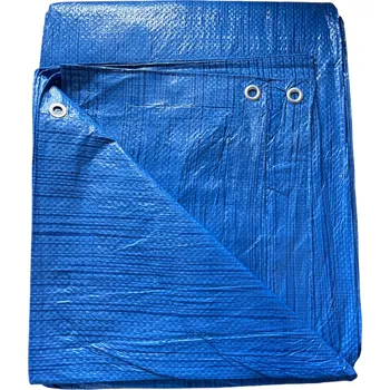 Krycí plachta HUKA HOBBY Plachta zakrývací s oky, modrá Rozměry: 3 x 3 m