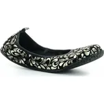 Peerko Petite Lumina černozlaté barefoot baleríny Velikost boty (EU): 40, Vnitřní délka boty: 260, Vnitřní šířka boty: 100