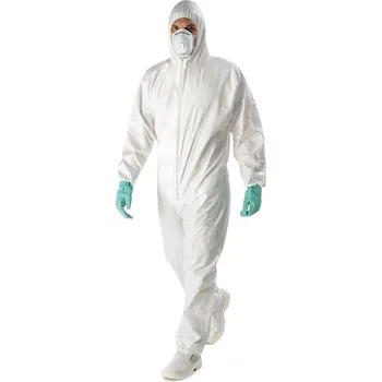 Pracovní zástěra Overal bílý LIFEGUARD 40g, vel. XL