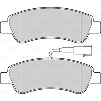 Brzdová destička VALEO Brzdové destičky 302223