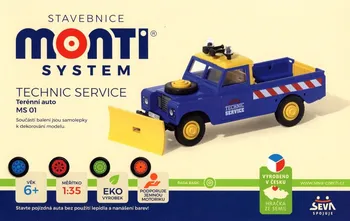 Plastikový model Seva Monti System MS 01 Technic Service Land Rover 1:35