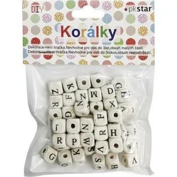 Dětské navlékací korálky Korálky dřevěné 10mm 25g PK510-46