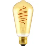 Stmívatelná LED žárovka NORDLUX Deco E27 4,5 W a 4,9 W Varianta: Ø 64 x 109 mm, 4,9 W, 400 lm, 2200 K, zlatá