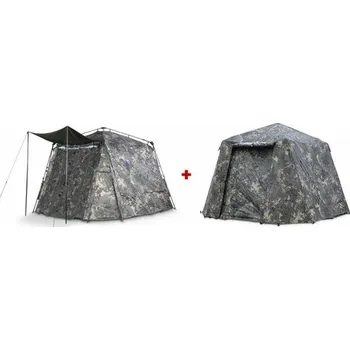 Bivak Nash Bivak Bank Life Blockhouse Camo Pro + Zimní přehoz