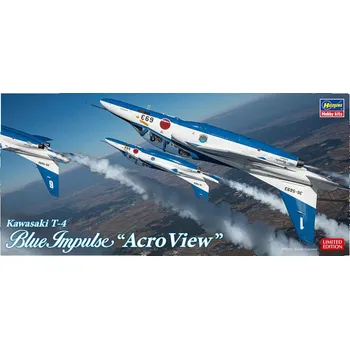 Plastikový model Hasegawa 1/72 Kawasaki T-4 Blue Impulse "Acro View"