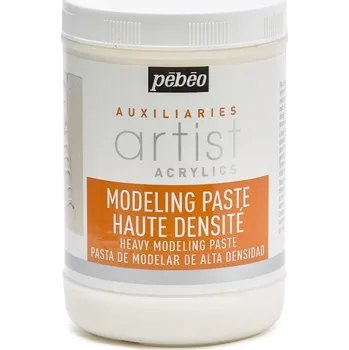 Speciální výtvarná barva Pébéo Artist modelovací pasta s vysokou hustotou (high density) pro akrylové barvy 1 l