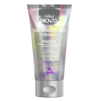 Vlasová regenerace L'biotica Biovax Glamour maska na barvené vlasy, 150 ml