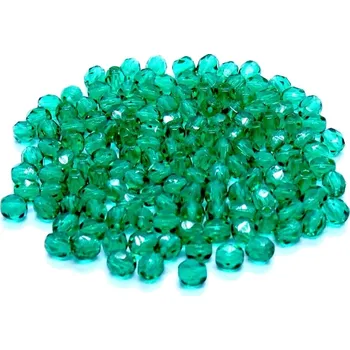 Dětské navlékací korálky CZ Broušené korálky, 4mm, barva 50720 - 30ks