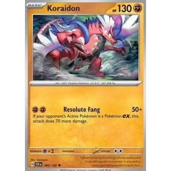 Sběratelská karetní hra Pokémon SCR 090/142 Koraidon - Stellar Crown Stav: Near Mint, Verze: NORMAL