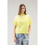 TRIČKO WOOLRICH TRAIL LOGO T-SHIRT SUNNY LEMON