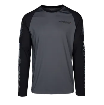 STÖCKLI Pánské tričko s dlouhým rukávem WRT, antracit, černá 2024/25 - 48, S