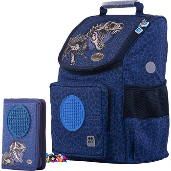 Penál PIXIE CREW sada 2v1 Dino aktovka a penál