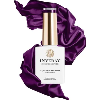 Lak na nehty Inveray UV/LED Gel Lak No. 180 PLUM