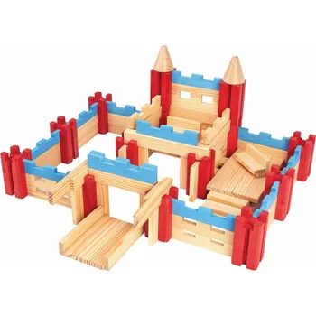 Dřevěná hračka Jeujura Dřevěná stavebnice Técap Architect 120 dílů