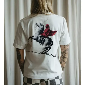Pánské tričko Banksy Napoleon cotton T-shirt - White - M
