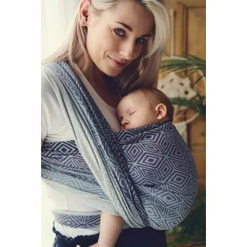 Šátek na nošení dítěte Little Frog šátek - Rocky Cube tencel - délka 4,7m (vel. 6)