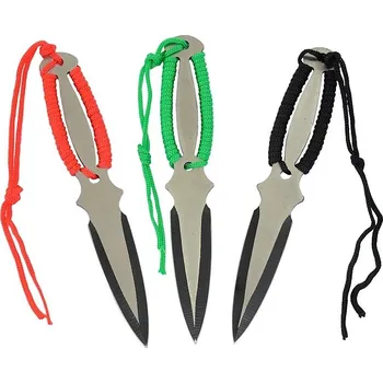 Bojový nůž Nože vrhací (házecí) Kandar N-166 sada 3 kusy s pouzdrem