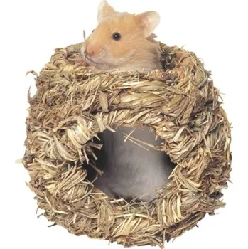 Krmivo pro hlodavce Prolézačka pro křečky a malé hlodavce z trávy, 10,5cm