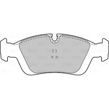 Brzdová destička VALEO Brzdové destičky 598018
