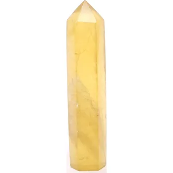Drahý kámen Magieprirody.cz Obelisk Fluorit žlutý špice 73 g - 9 cm #C433