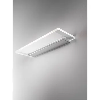 Nástěnné svítidlo LINEA LIGHT Luxusní LED transparentní nástěnné svítidlo Skinny do koupelny Varianta: 700 x 135 x 28 mm, 28 W, hliník