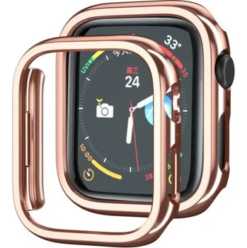 Pokovené ochranné pouzdro pro Apple Watch 45mm - růžovozlaté