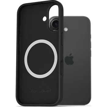 Pouzdro na mobilní telefon AlzaGuard Silicone Case Compatible with Magsafe pro iPhone 16 černý