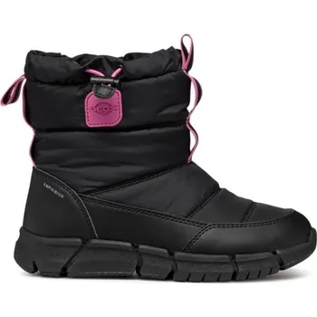 Dětská móda Dívčí kotníkové boty Geox J FLEXYPER G.B ABX B 28 Černá, Růžová