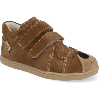 Mido shoes Barefoot dětské boty Mido - Brown hnědé Velikost: 24
