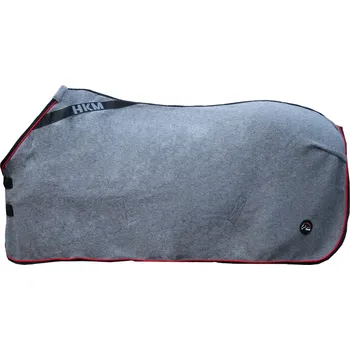 Deka pro koně HKM Deka odpocovací Melange HKM, light grey/melange Délka zad: 155 cm