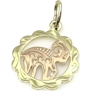 Přívěsek Diante Zlatý přívěsek s motivem berana 31506137