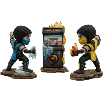 Soška Mortal Kombat Mini Co. - Scorpion vs. Subzero Arcade Set 15 cm